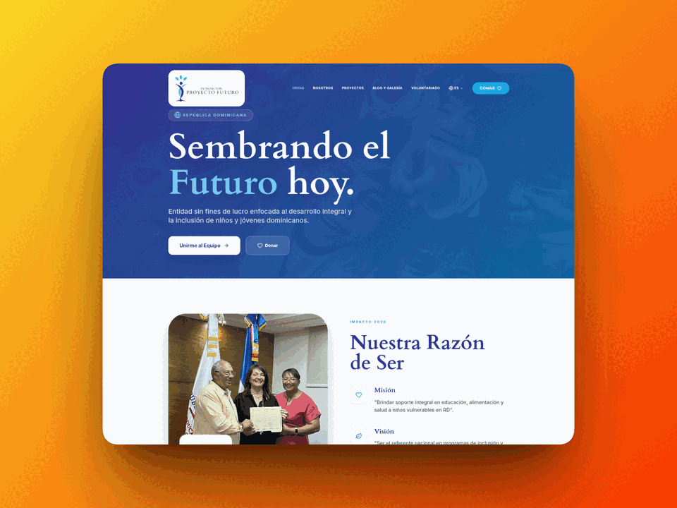 Fundacion Proyecto Futuro Cover
