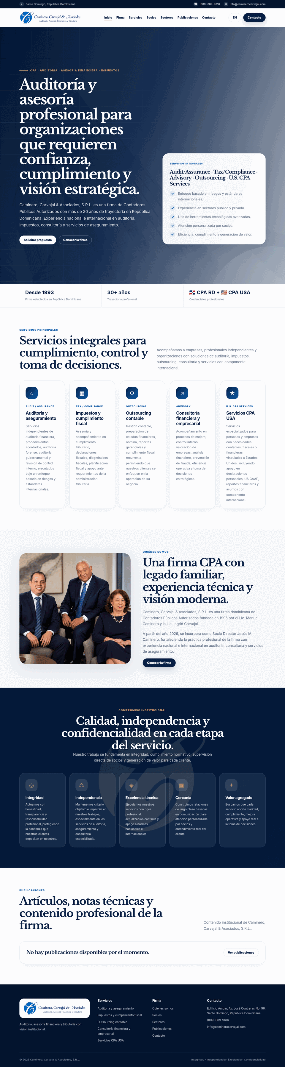 Caminero, Carvajal & Asociados Full