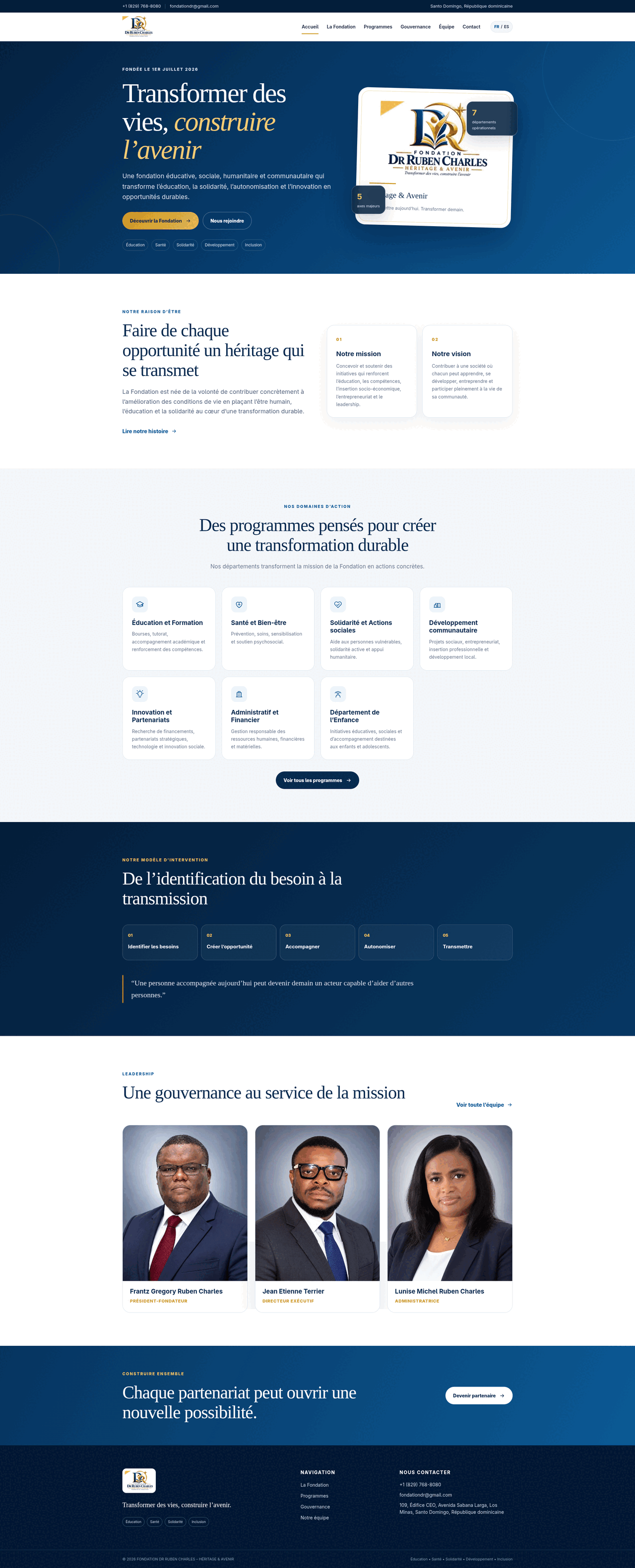 Fondation Dr Ruben Charles Full